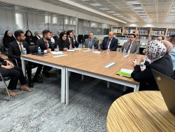 Central Bank hosts a group of postgraduate students