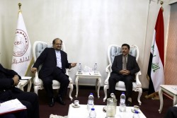 Central Bank Governor meets Iranian Minister of Commerce, Industry and Mines