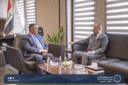 CBI Governor Meets Head of the Iraqi Media Network