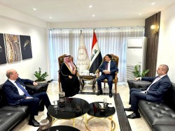 Central Bank of Iraq Governor  meets Arab Monetary Fund General Director