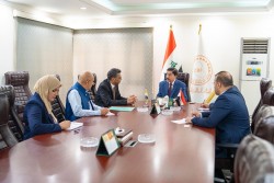The Central Bank of Iraq begins to open channels of financial cooperation with India