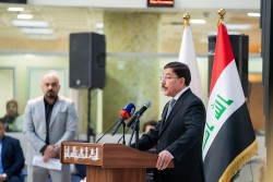 The Central Bank of Iraq honors the members of the Issuance and Treasury Department on their career day