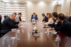 محافظ البنك المركزي يستقبل وفداً من البنك الأوربي للإعمار والتنمية EBRD