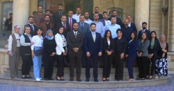 The etiquette course concludes at the Center for Banking Studies