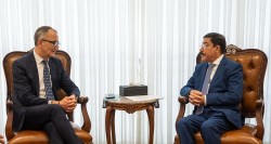 The Governor of the Central Bank of Iraq meets with the Director of GIZ in Iraq