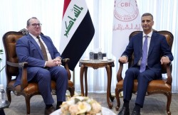 محافظ البنك المركزي يستقبل القائم بأعمال السفارة الامريكية 