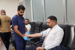 البنك المركزي العراقي ينظِّم حملة للتبرع بالدم