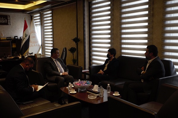 محافظ البنك المركزي العراقي يلتقي وزيرة العمل والشؤون الاجتماعية في حكومة إقليم كوردستان