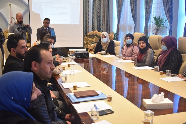 البنك المركزي فرع الموصل يشارك في الاجتماع التنسيقي لمناقشة المشاكل التي تواجه الشباب