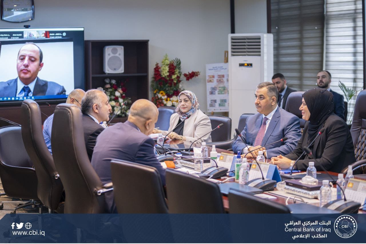 The Governor of the Central Bank of Iraq receives the mission of the International Monetary Fund